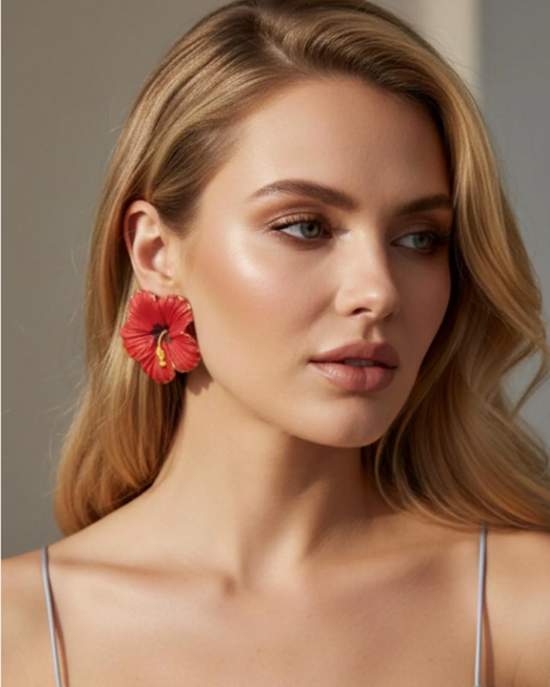 Pendientes Hibiscus