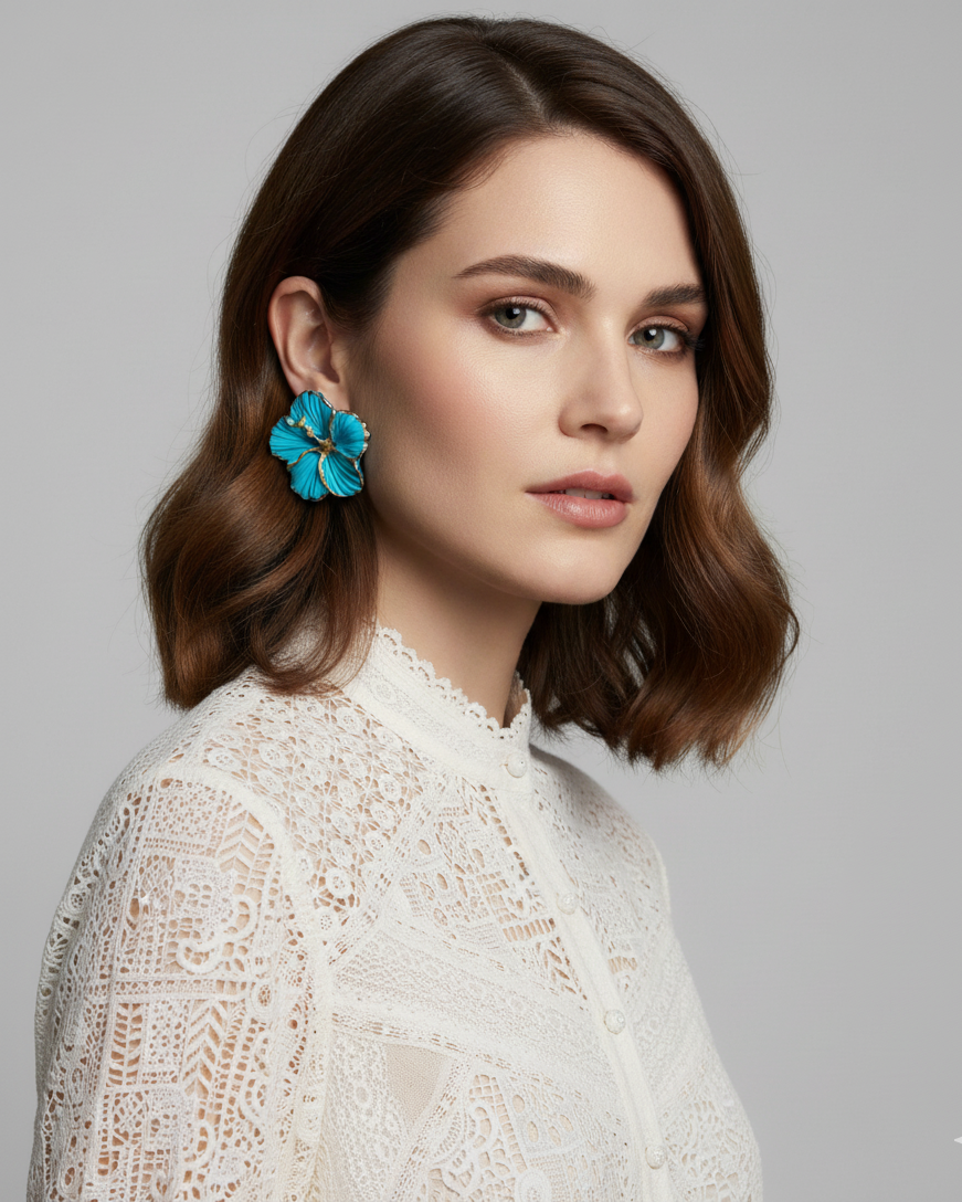 Pendientes Hibiscus