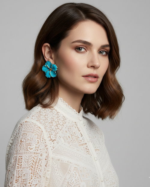 Pendientes Hibiscus