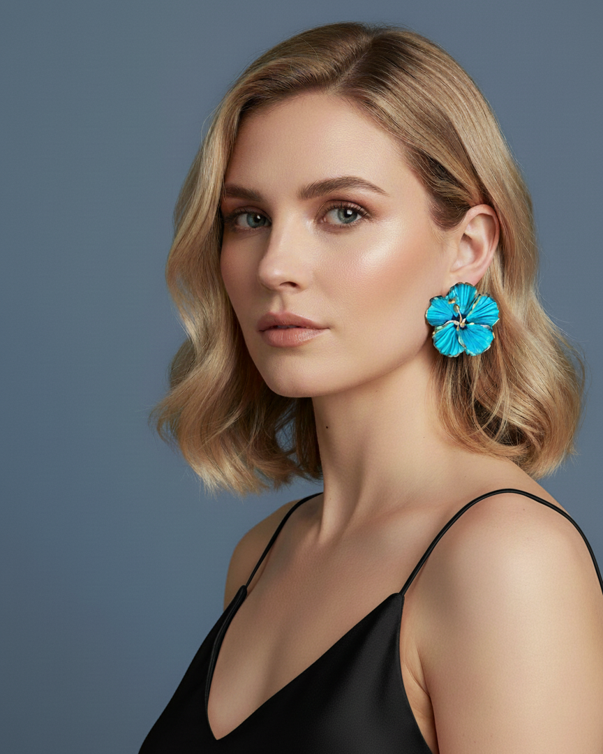 Pendientes Hibiscus